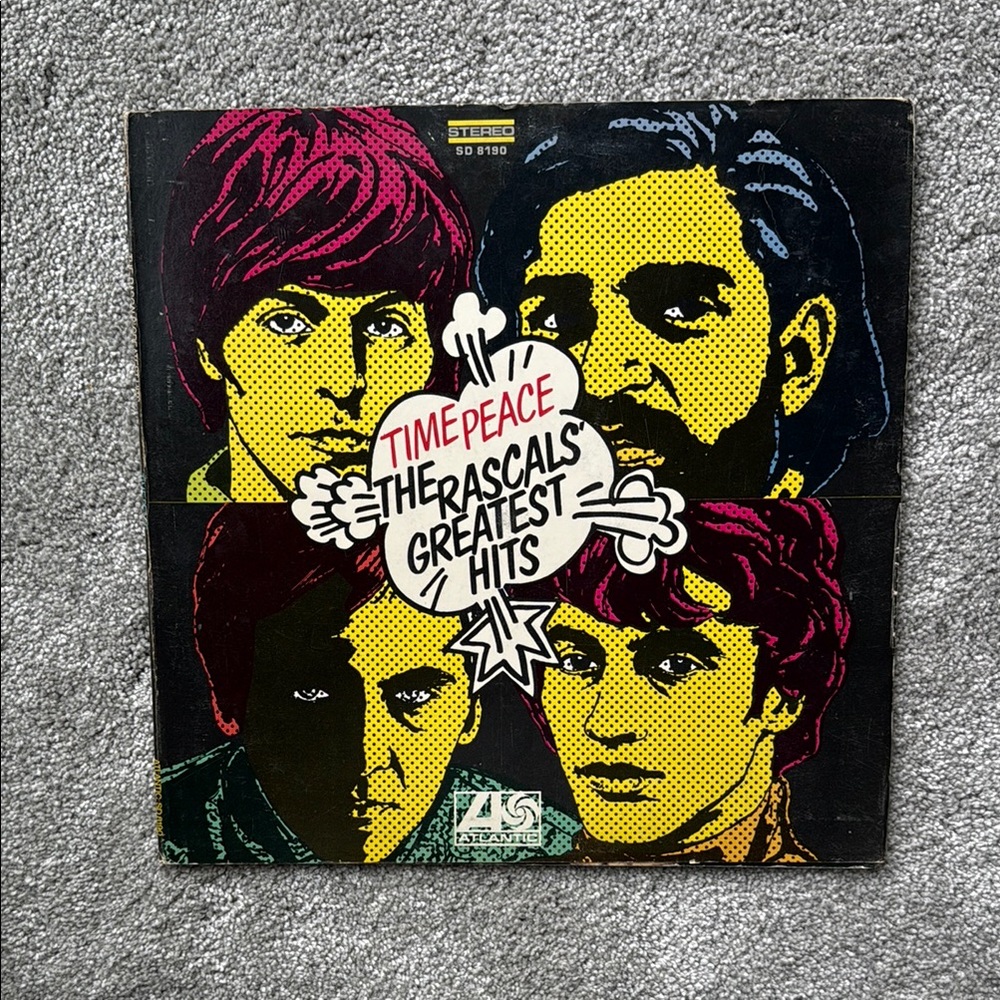 Time Peace: The Rascals Greatest Hits Vinyl Record